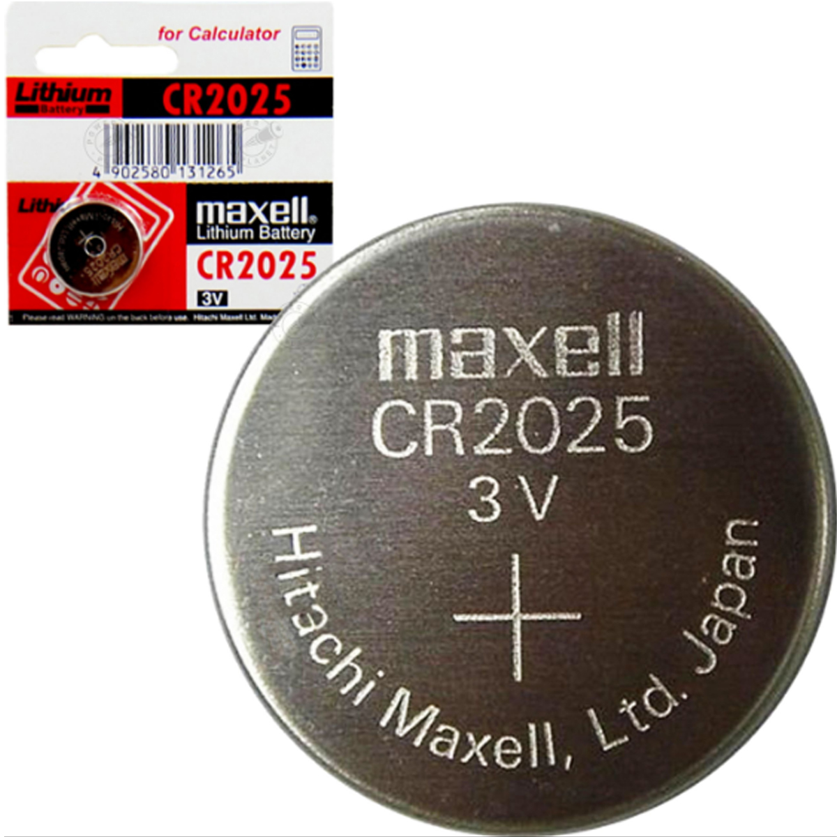 Pila de litio japonesa 3V Maxell\nBatería de 3 voltios japonesa  Maxell\nPila de botón japonesa Maxel