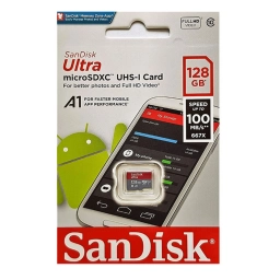 MEMORIA MICRO SD SANDISK 128GB (CLASE 10)