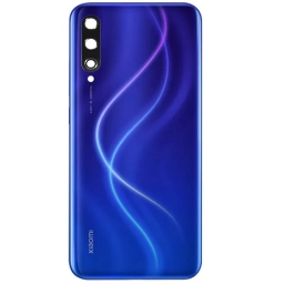 TAPA TRASERA XIAOMI (MI CC9) 6.39 MI A3 AZUL (CON LENS PARA CAM PRINCIPAL)