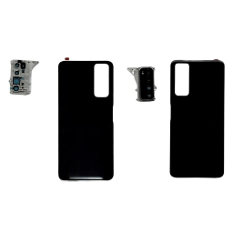 TAPA TRASERA HUAWEI PPA-LX1 PPA-LX2 P SMART 2021  PPA-LX3 Y7A NEGRO (CON LENS PARA CAM PRINCIPAL)