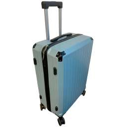 VALIJA 24 (RUEDAS 360�, ABS RESISTENTE, CERRADURA, MODERNA) GRIS