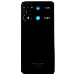 TAPA TRASERA XIAOMI (23129RAA4G  23124RA7EO) REDMI NOTE 13 4G NEGRO (CON LENS PARA CAM PRINCIPAL)