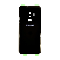 TAPA TRASERA SAMSUNG S9+ G965 NEGRO (CON LENS PARA CAM PRINCIPAL)