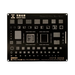 QIANLI STENCIL PARA REBALLING IPHONE 12 MINI  12  12 PRO  12 PRO MAX