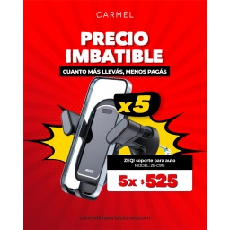 PROMO X5 - ZEQI SOPORTE PARA AUTO MODEL: ZE-C915