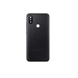 TAPA TRASERA XIAOMI (M1805D1SG) MI A2 LITE NEGRO (CON LENS PARA CAM PRINCIPAL)