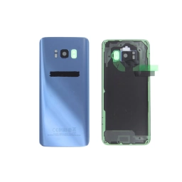 TAPA TRASERA SAMSUNG S8 G950 CELESTE (CON LENS PARA CAM PRINCIPAL)