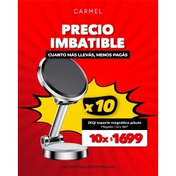 IMBATIBLES X10 - ZEQI SOPORTE MAGNETICO AUTO  ESCRITORIO (ROTACION 360�)     MODEL: ZE-C918