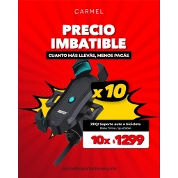 IMBATIBLES X10 - ZEQI SOPORTE PARA MOTO / BICICLETA (TOTALMENTE AJUSTABLE)     MODEL: ZE-C902