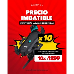 IMBATIBLES X10 - ZEQI SOPORTE PARA MOTO BICICLETA (TOTALMENTE AJUSTABLE) MODEL: ZE-C902