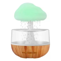 HUMIDIFICADOR CON FORMA DE NUBE, USB ULTRASONICO (CON LUCES LED QUE CAMBIAN DE COLOR)
