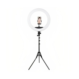 ARO DE LUZ LED DE 26CM DE DIAMETRO CON TRIPODE Y SOPORTE