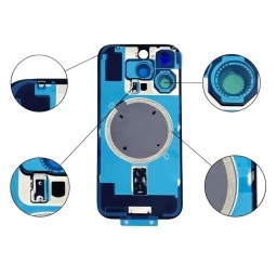 TAPA TRASERA IPHONE 16 PRO BLANCO CON ENCASTRE (CON LENS PARA CAM PRINCIPAL)