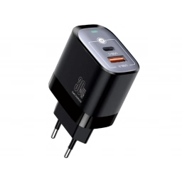 ZEQI CARGADOR DE PARED GAN (USB-A + PD USB-C 30W) ZE-EU039