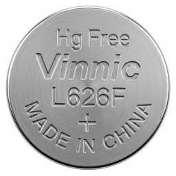 PILA CHINA 1.5V AG4 / LR66 / L626F / SR626 / 376 / 377 / 626A VINNIC