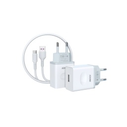 ZEQI CARGADOR DE PARED QC3.0 (CON UNA SALIDA USB 18W + CABLE MICRO USB)     MODEL: ZE-K007