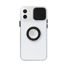 CASE TRANSPARENTE PARA IPHONE 11 PRO (CON PROTECTOR PARA CAMARA Y ANILLO CENTRAL)