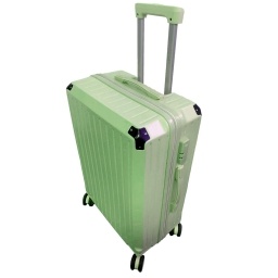 VALIJA 26" (RUEDAS 360�, ABS RESISTENTE, CERRADURA, MODERNA) VERDE
