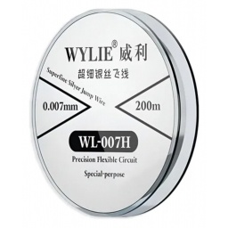 ROLLO ALAMBRE DE PLATA 0.007MM WL-007H (WYLIE)