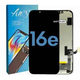 DISPLAY IPHONE 16E / 17E C/TOUCH NEGRO (SOFT OLED) AUTOPROGRAMABLE