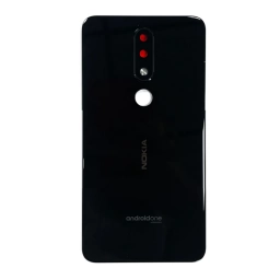 TAPA TRASERA NOKIA TA-1120 5.1 PLUS NEGRO (CON LENS PARA CAM PRINCIPAL)
