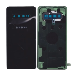 TAPA TRASERA SAMSUNG S10+ G975 NEGRO (CON LENS PARA CAM PRINCIPAL)