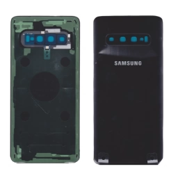 TAPA TRASERA SAMSUNG S10 G973 NEGRO (CON LENS PARA CAM PRINCIPAL)