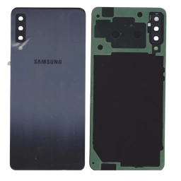 TAPA TRASERA SAMSUNG A7 2018 A750 NEGRO (CON LENS PARA CAM PRINCIPAL)