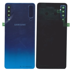 TAPA TRASERA SAMSUNG A7 2018 A750 AZUL (CON LENS PARA CAM PRINCIPAL)