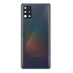 TAPA TRASERA SAMSUNG A71 A715 NEGRO (CON LENS PARA CAM PRINCIPAL)