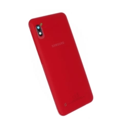TAPA TRASERA SAMSUNG A10 A105 ROJO (CON LENS PARA CAM PRINCIPAL)