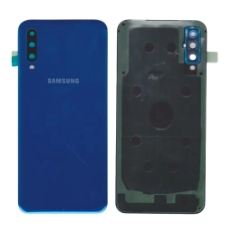 TAPA TRASERA SAMSUNG A50 A505 AZUL (CON LENS PARA CAM PRINCIPAL)