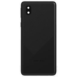TAPA TRASERA SAMSUNG A01 CORE 2020 A013 NEGRO (CON LENS PARA CAM PRINCIPAL)
