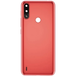 TAPA TRASERA MOTOROLA XT2097-13 E7I POWER  TYPE: MC392 E7 POWER NARANJA (CON LENS PARA CAM PRINCIPAL)