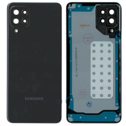 TAPA TRASERA SAMSUNG A22 4G 2021 A225 NEGRO (CON LENS PARA CAM PRINCIPAL)