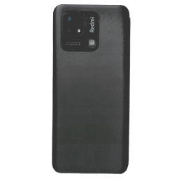 TAPA TRASERA XIAOMI (220333QBI) REDMI 10C NEGRO (CON LENS PARA CAM PRINCIPAL)