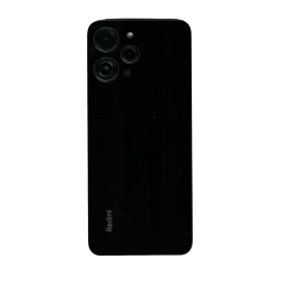 TAPA TRASERA XIAOMI (23053RN02A) REDMI 12 4G NEGRO (CON LENS PARA CAM PRINCIPAL)