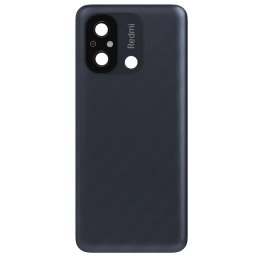 TAPA TRASERA XIAOMI (2212ARNC4L) REDMI 12C NEGRO (CON LENS PARA CAM PRINCIPAL)