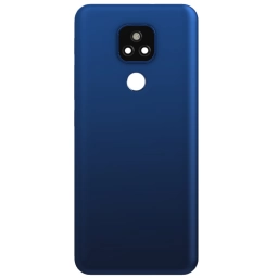 TAPA TRASERA MOTOROLA XT2081-1 E7 PLUS AZUL (CON LENS PARA CAM PRINCIPAL)