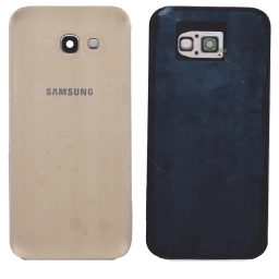 TAPA TRASERA SAMSUNG A5 2017 A520 DORADO (CON LENS PARA CAM PRINCIPAL)