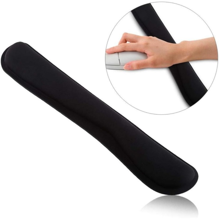 ALFOMBRILLA DE TECLADO PARA MUÑECAS (ESPUMA DE ALTA DENSIDAD CON MEMORIA)