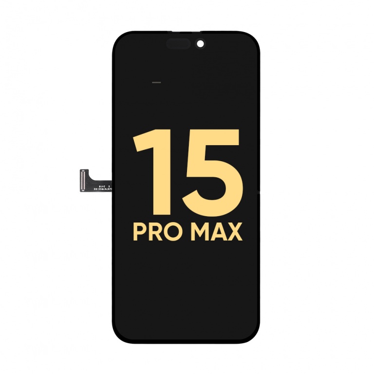 DISPLAY IPHONE 15 PRO MAX CTOUCH NEGRO (HARD OLED)