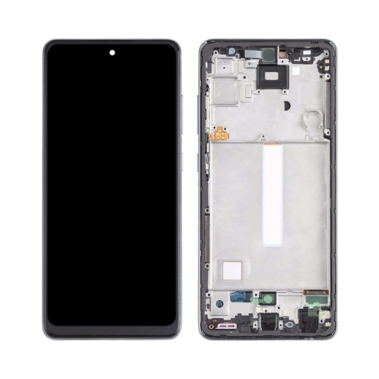DISPLAY SAMSUNG A525 A52 4G 2021 A526 A52 5G 2021 CTOUCH NEGRO CMARCO (OLED)