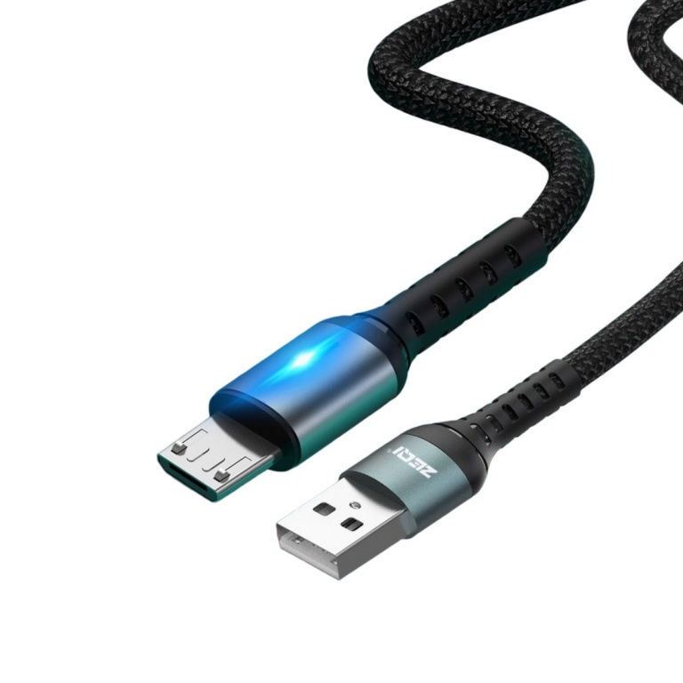 ZEQI CABLE DE DATOS (USB - MICRO USB) 1.2M     MODEL: ZE-V311