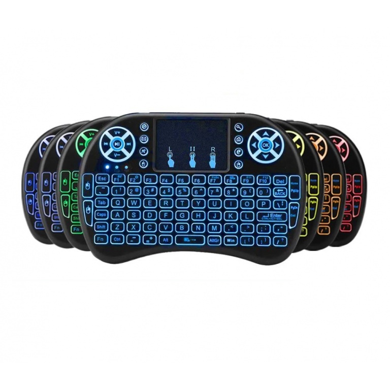 MINI TECLADO INALAMBRICO (ILUMINADO, TOUCHPAD)