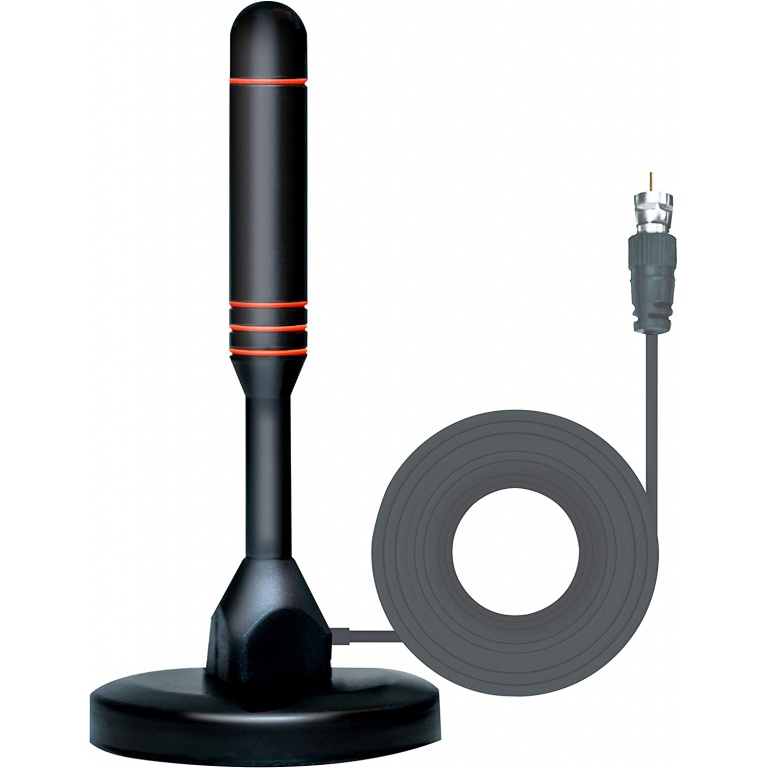 ANTENA DIGITAL TV INTERIOR EXTERIOR MAGNETICA CONEXION TV