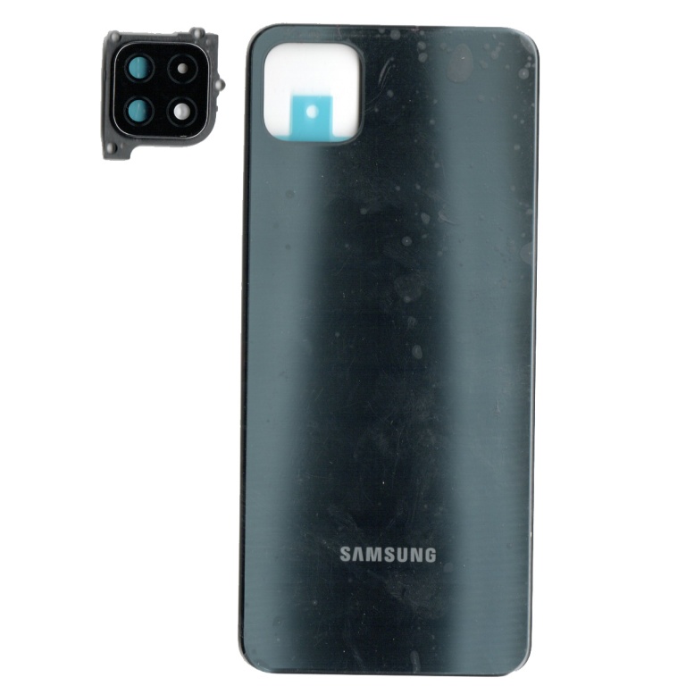 TAPA TRASERA SAMSUNG A22 5G 2021 A226 NEGRO (CON LENS PARA CAM PRINCIPAL)