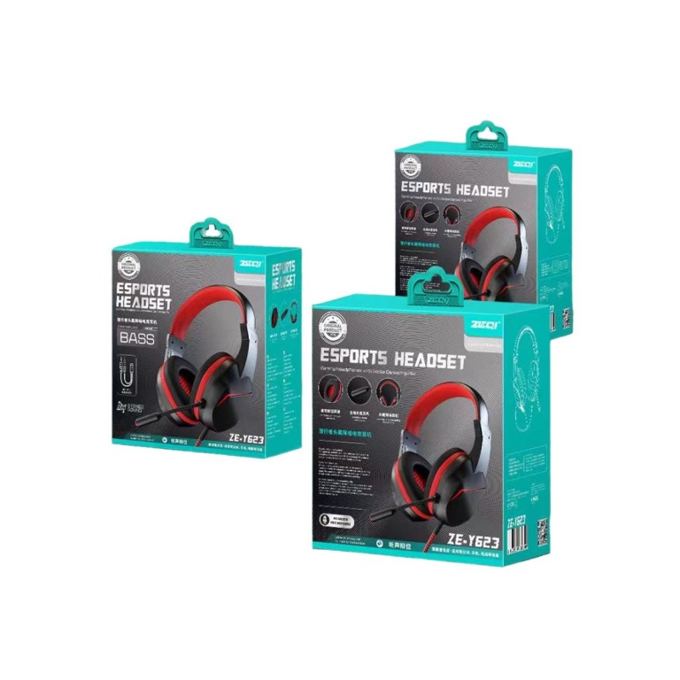 ZEQI AURICULARES GAMER CANCELACION DE RUIDO 3.5MM     MODEL: ZE-Y623