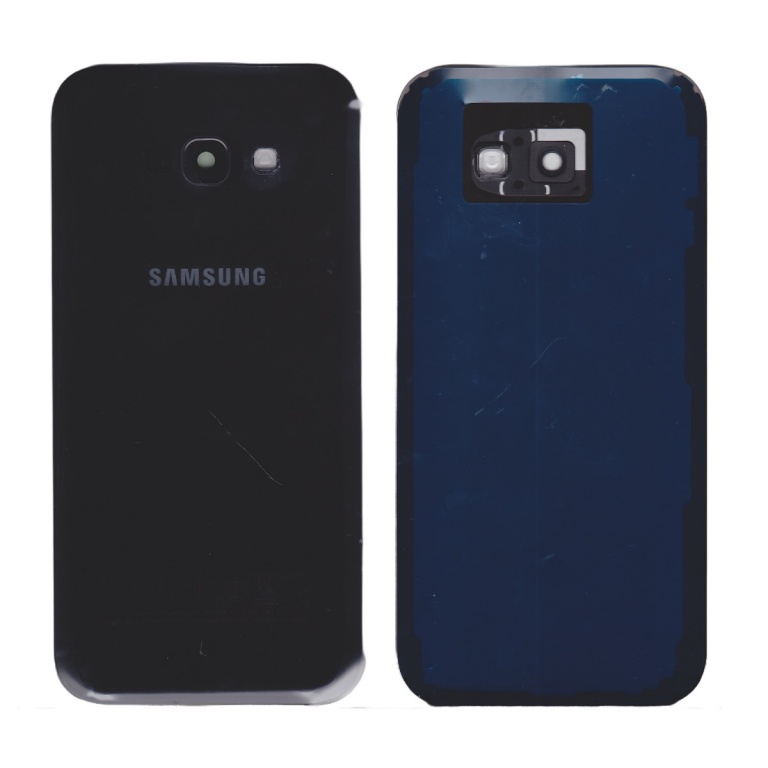 TAPA TRASERA SAMSUNG A5 2017 A520 NEGRO (CON LENS PARA CAM PRINCIPAL)