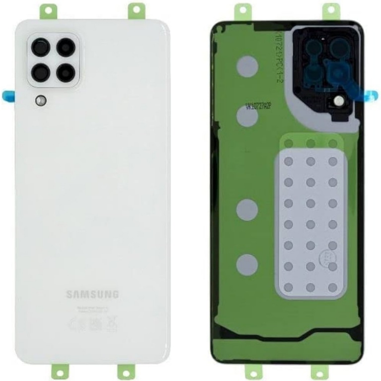 TAPA TRASERA SAMSUNG A22 4G 2021 A225 BLANCO (CON LENS PARA CAM PRINCIPAL)